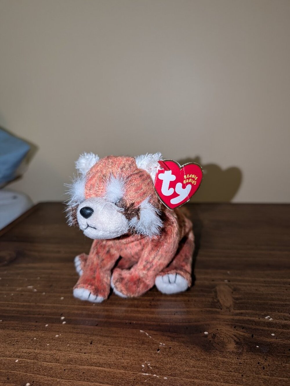 Rusty red panda beanie baby